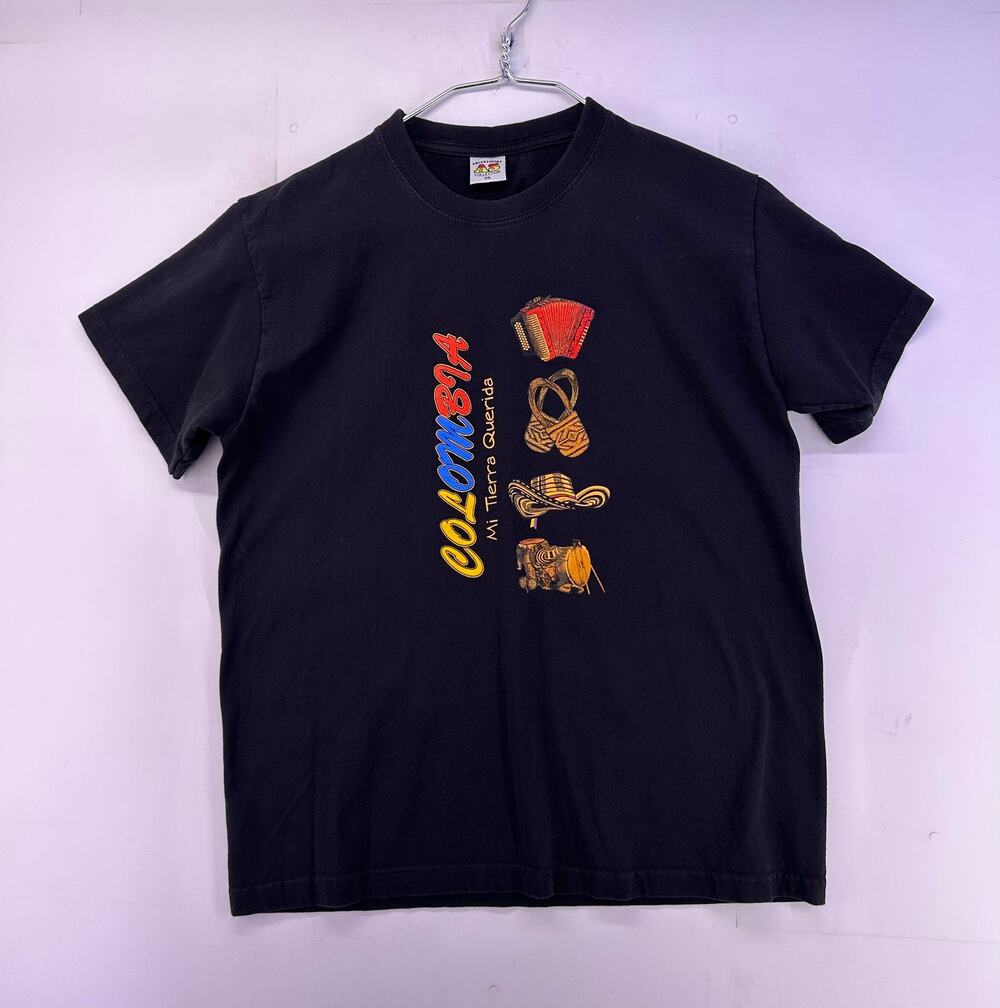Colombia Mi Tierra Querida Black Tshirt Size XL